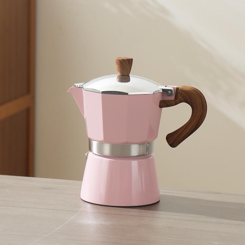 Single-valve Moka Pot Italian Small Coffee Maker for Hand Brewing At Home 1/2/3/6/9 Cups Moka Pot Coffee Brewing Utensil Set