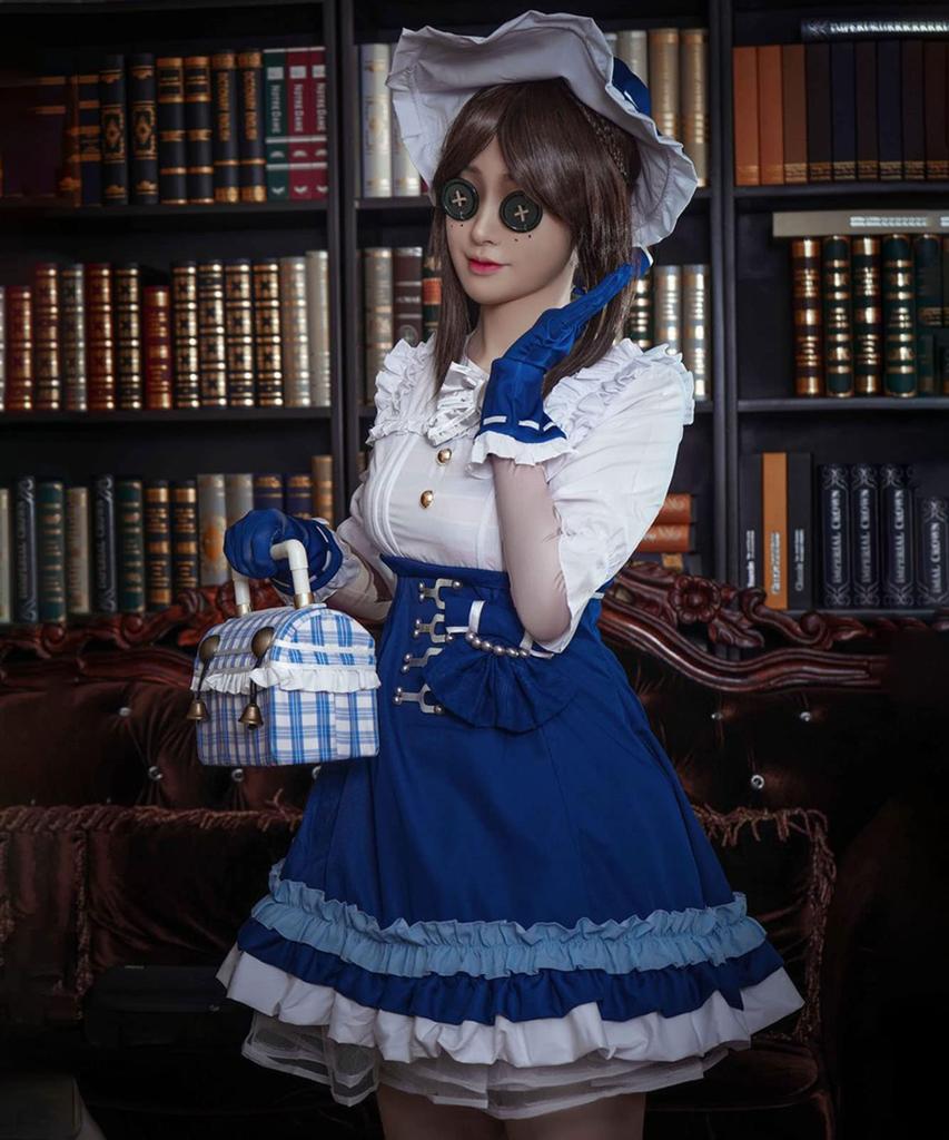 Peruka Cosplay Emma Woods z Identity V na Halloween [Milky Time]