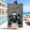 Sheep And Shaun Adventure Beach Towel, Super Soft Microfiber, Perfect Gift for Her/Him, Birthday, for Pool, Beach, Travel, Decor Beach Party