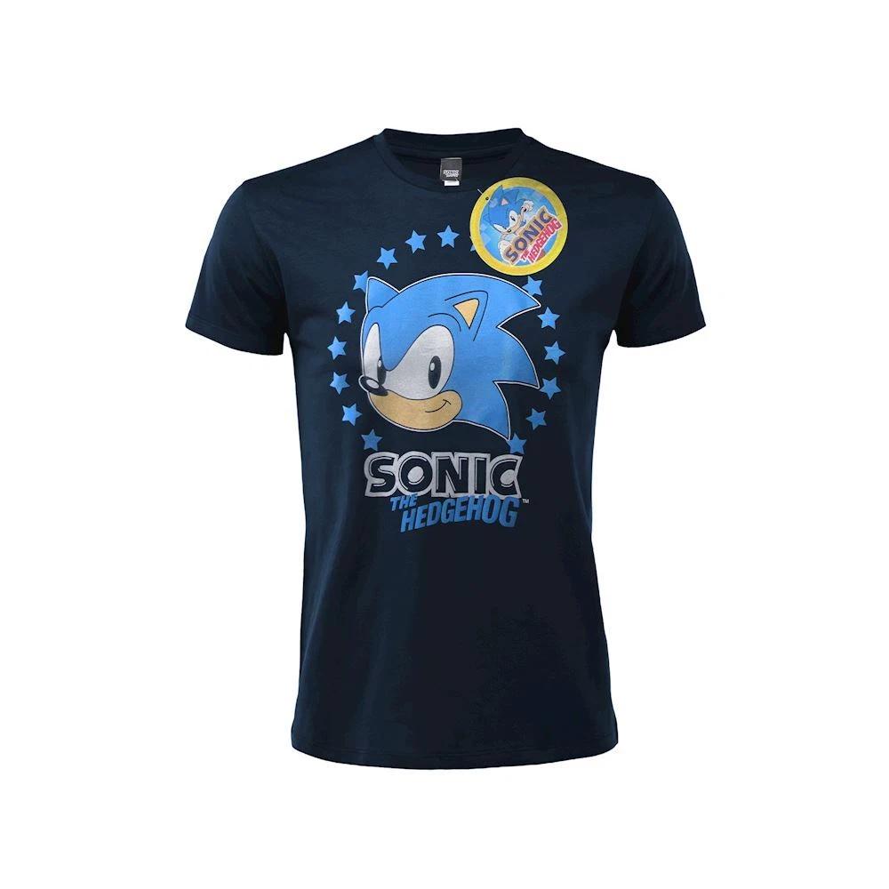 Sonic The Edgehog Stars Original Official Baby Boy Navy T-Shirt- L
