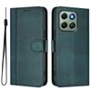 For Honor X6b 4G Cases Wallet Stand Retro Texture Leather Phone Cover with Lanyard