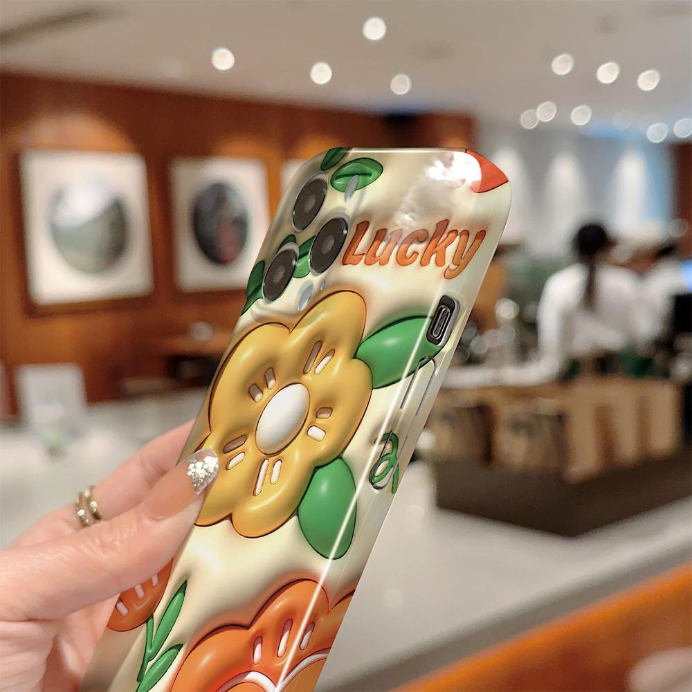 All-inclusive-Film-Telefonhülle, Cartoon-Modedesign, Hartschale, vollständige Abdeckung, stoßfeste Kamera-Schutzhülle für OPPO Realme OnePlus Infinix Tecno
