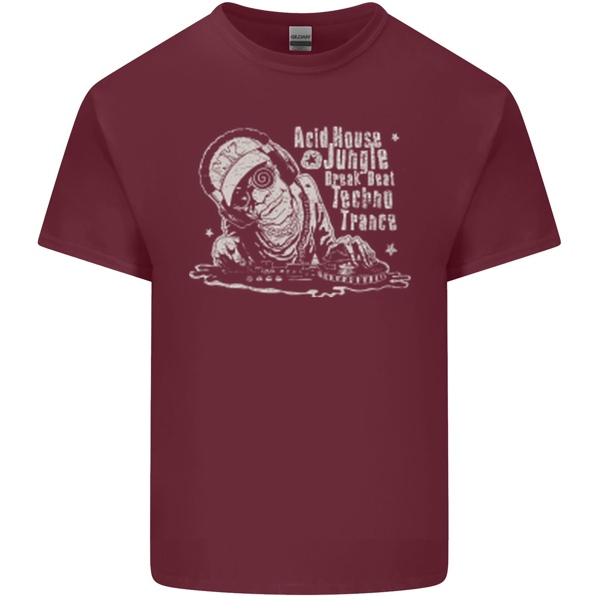 Twisted DJ Decks Vinyl DJing Acid House Unisexs Light Cotton TShirt S