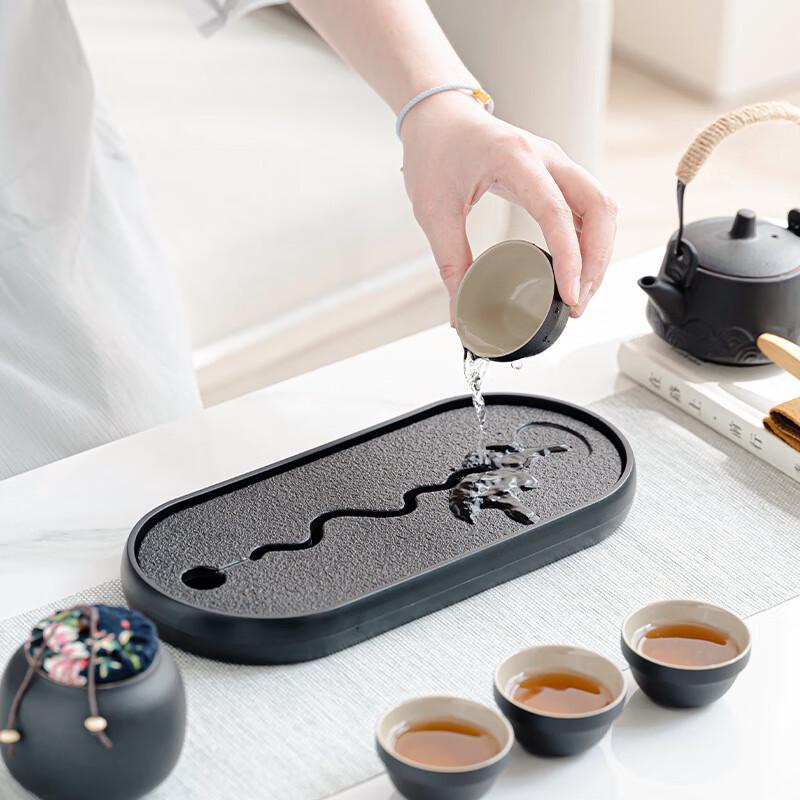 Chaxun Green Ceramic Portable Tea Set