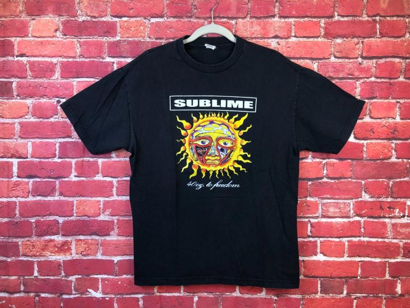 

Vintage 1990s SUBLIME 40 oz TO FREEDOM Band Concert TSHIRT SHIRT New SpringSummer Arrivals Regular Fit Casual 4XL