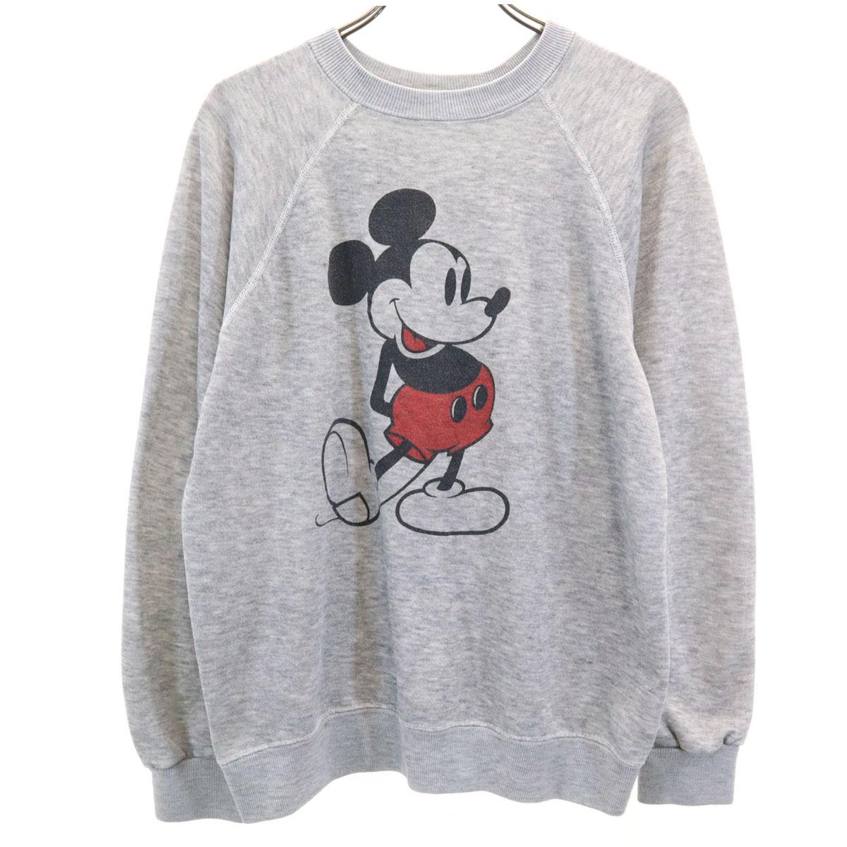 

90s Old Long sleeve sweat M gray Disney Women Used