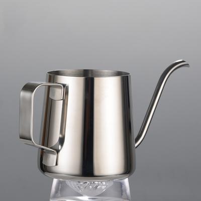 250ml Stainless Steel Coffee Pot Teapot Household Water Kettle Tea Making Pots with Handle Drinkware Accessory