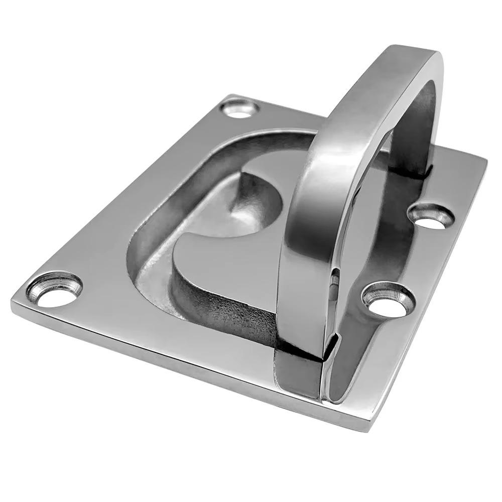 316 Stainless Steel Handle Boat Pull Square Deck Hatches Handle  for Boat Marine Locker