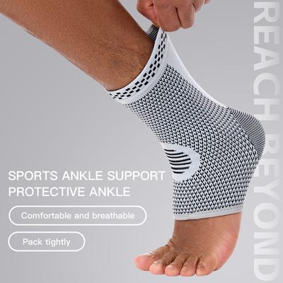 1Pc Elastic Ankle Support Brace Protector for Sports Gym Fitness Badminton Foot Strap Bandage