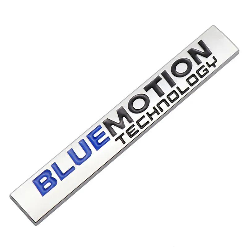 3D Metal Bluemotion Portbagaj Spate Logo Insignă Emblemă Emblema Autocolante Decalcomanii Pentru Blue Motion Passat B8 Polo Golf 6 7