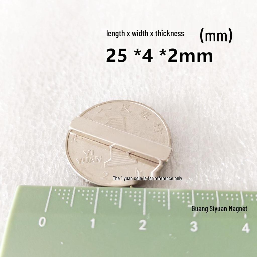 N52 Super Strong Neodymium Iron Boron Magnet, Rectangular 25x30x100mm, Permanent Magnetic Steel Sheet.