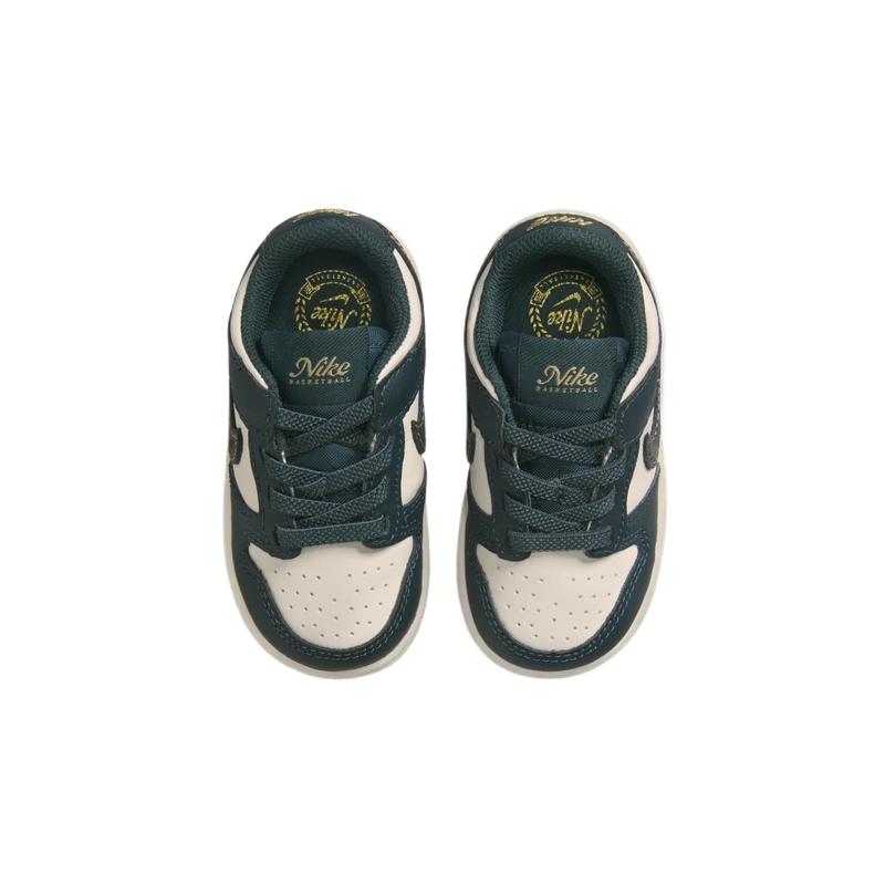 Nike Dunk Low TD Deep Jungle Baby Sneakers Green Pale-Ivory Vintage-Green FB9107-301