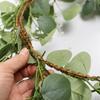 Eucalyptus Wreaths, Front Door 18" Large Green Leaves Wreath for Spring , Outdoor Greenery Floral