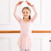 Kinder Tanzkostüm Mädchen Langarm Ballettrock Trainingsanzug