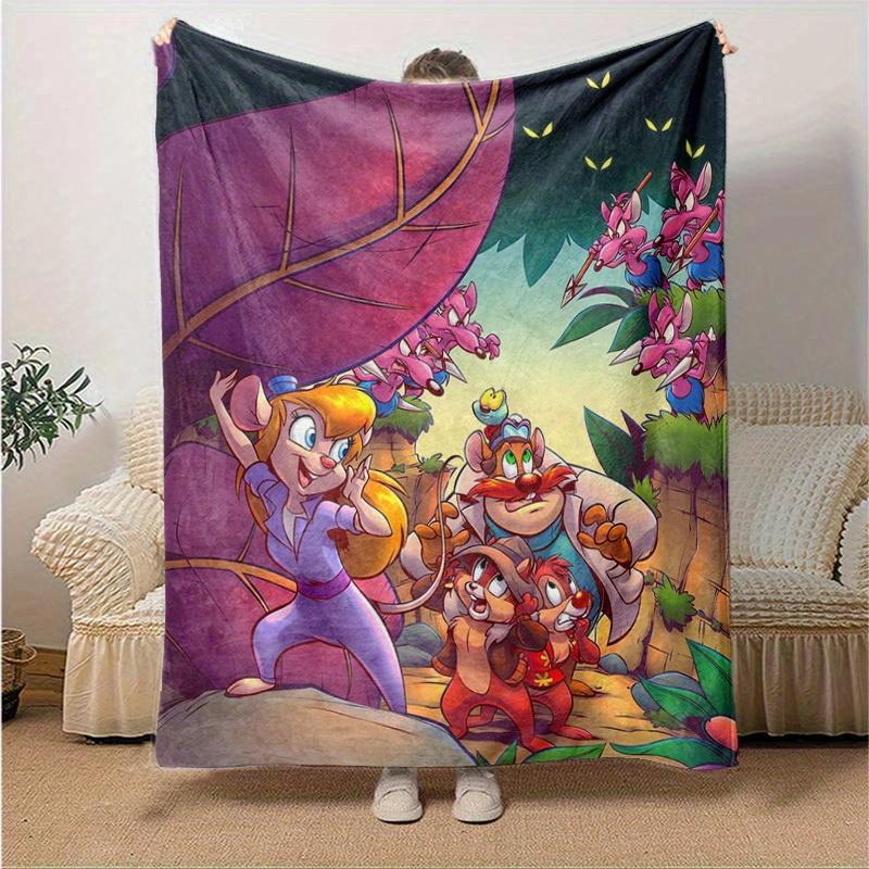 

1pc, Jungle Book Adventure: Pinky and Perky s Home Decor Blanket, Perfect for Couch, Bed, Travel, Camping, Car, Beach, Office Nap, Gift Idea X075 130x150cm