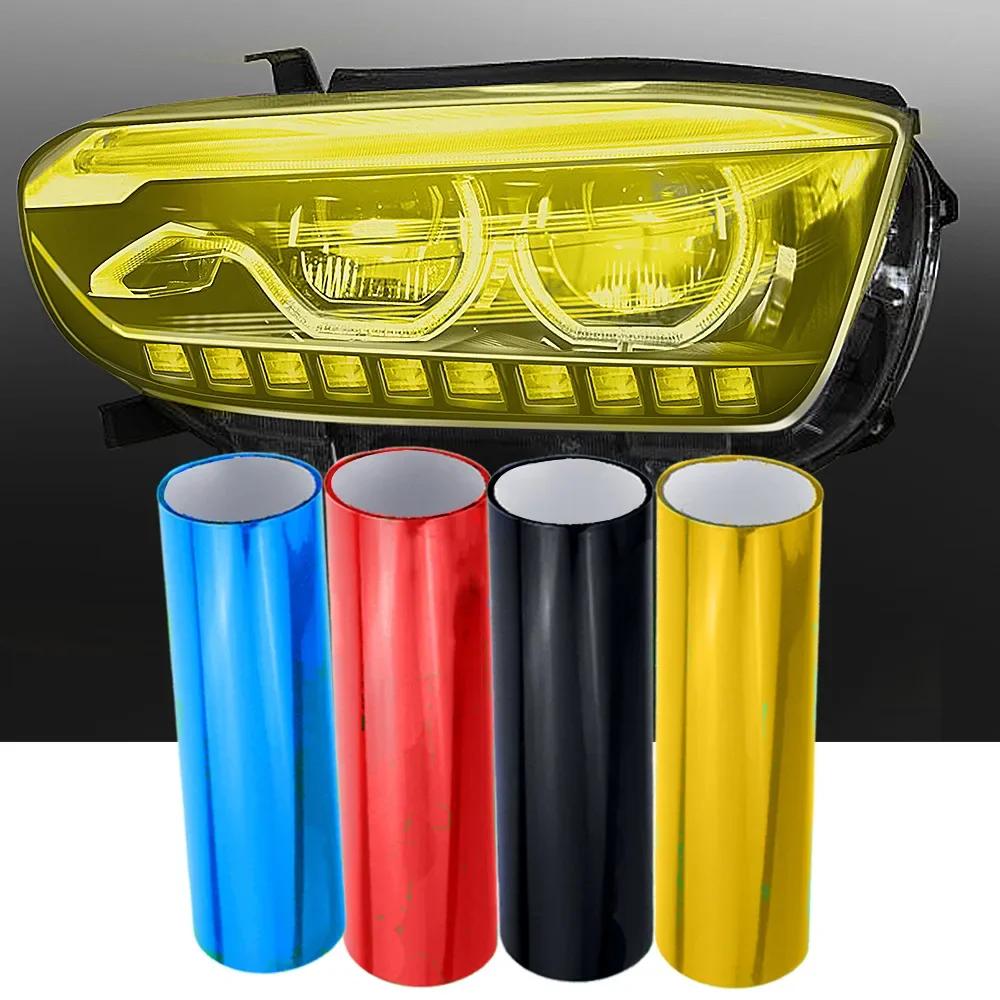 Gloss Transparent Light Black Smoke PVC Film Tint Headlight Taillight Wrap Cover Film Foil Sticker Cover Car Styling 30X200cm