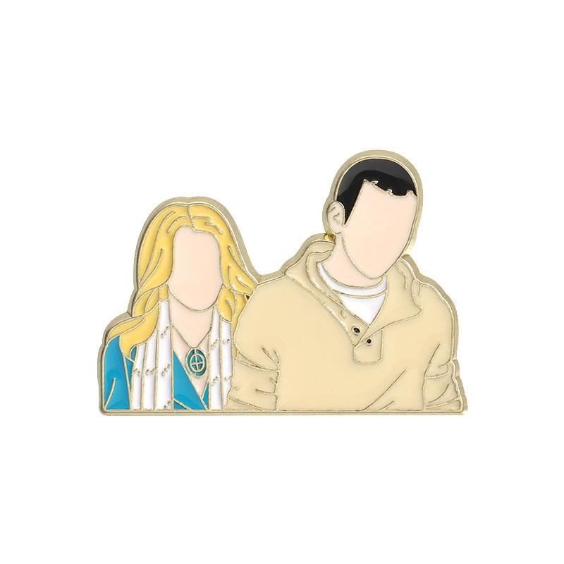 Character Adorable Cartoon Brooch Unique Alloy Pin For Personalized Style And Fashion Accessory