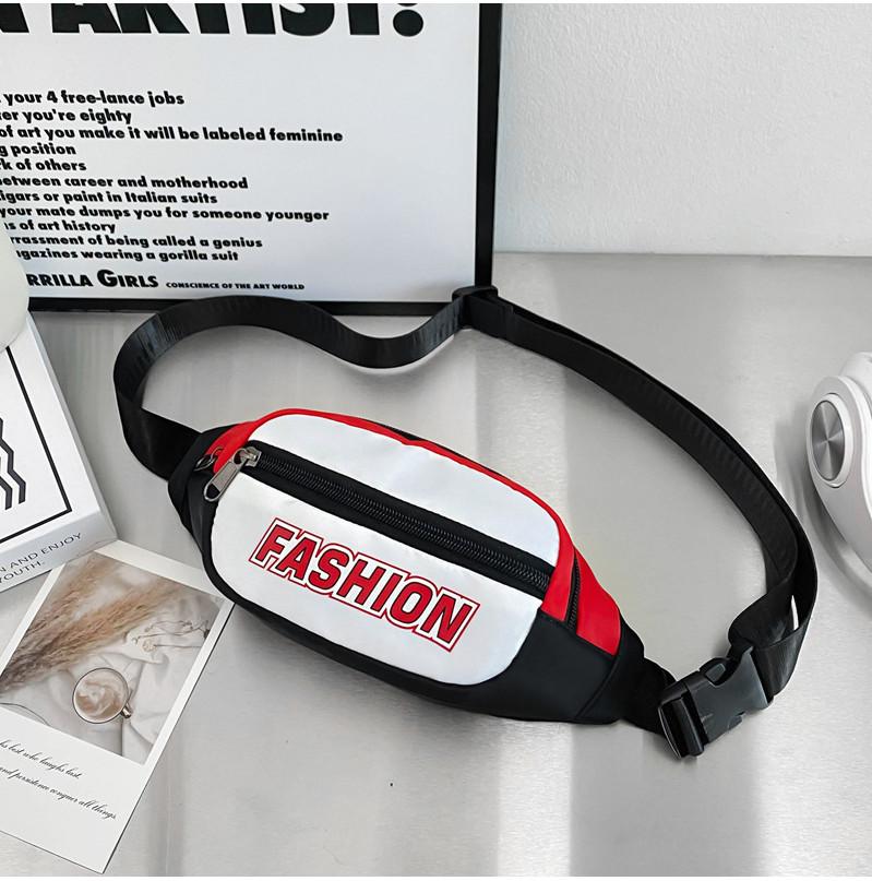 Trendy Korean Style Children's Crossbody Bag With Color Block Design For Kids