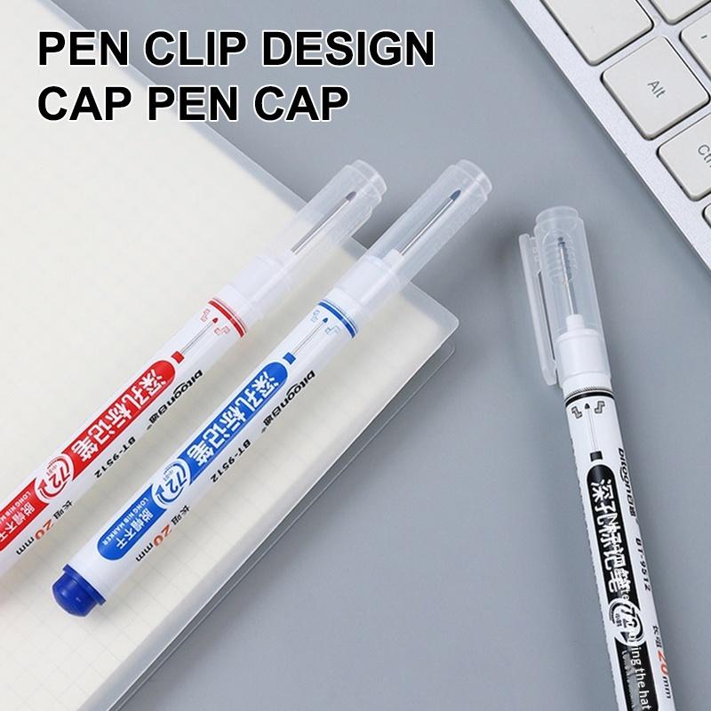 72 Hours Deep Reach Marker Waterproof Construction Pen Long Nip Drill Markers Colorful Waterproof Carpenter Pens