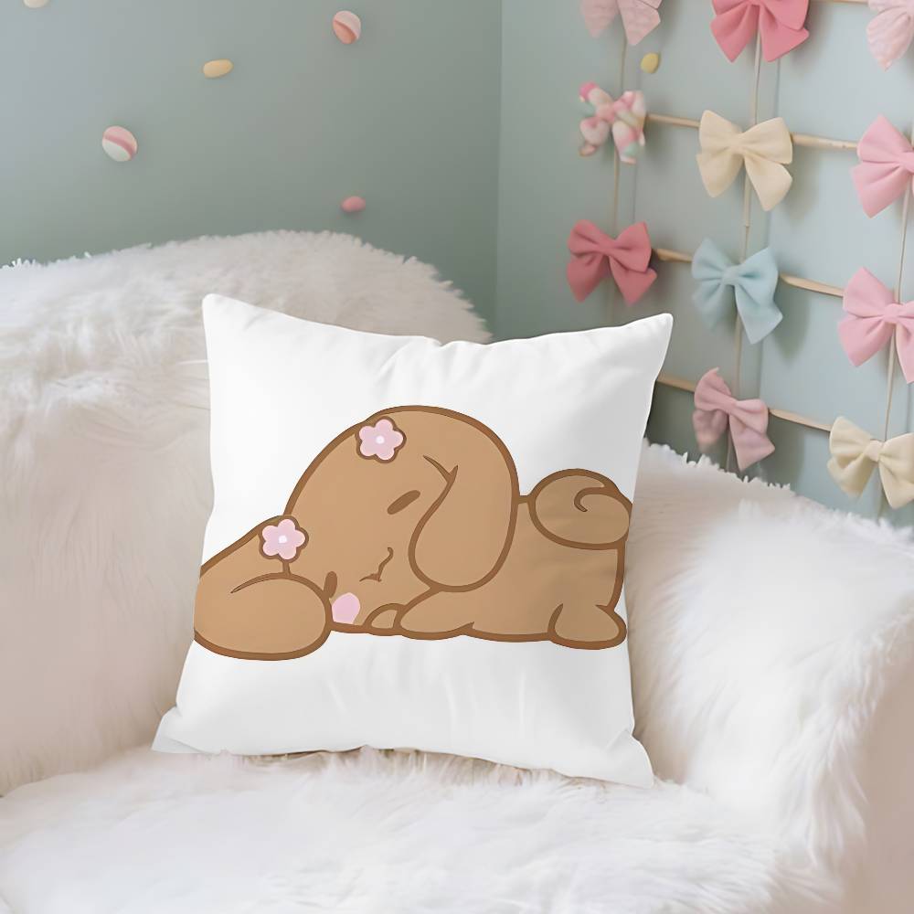 Cute MMochakawaii Case Plush Fabric Soft Pillowcase Double Sided Print Cushion Cover Household Gifts