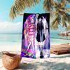 Fantasy Sisters Lights Beach Towel,quick Drying Absorbent Beach Toweloutdoor Sports Swimming Beach Towelsoft And Comfortable