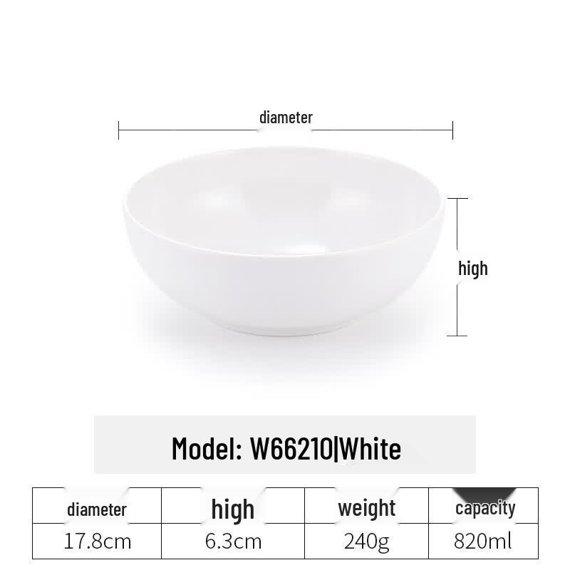 Commercial Chinese Style Melamine Soup & Noodle Bowl