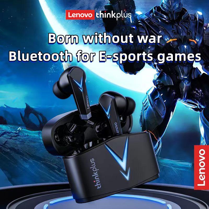 Nya Lenovo LP6 TWS spelhörlurar Nya trådlösa Buletooth-hörlurar med brusreducering Dual Mode Headset för e-sportspel Musik