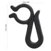 120 Pcs Black/ White Christmas Light Clips Plastic Waterproof Roof Christmas Light Clips Reusable 2.3 X 1.6cm