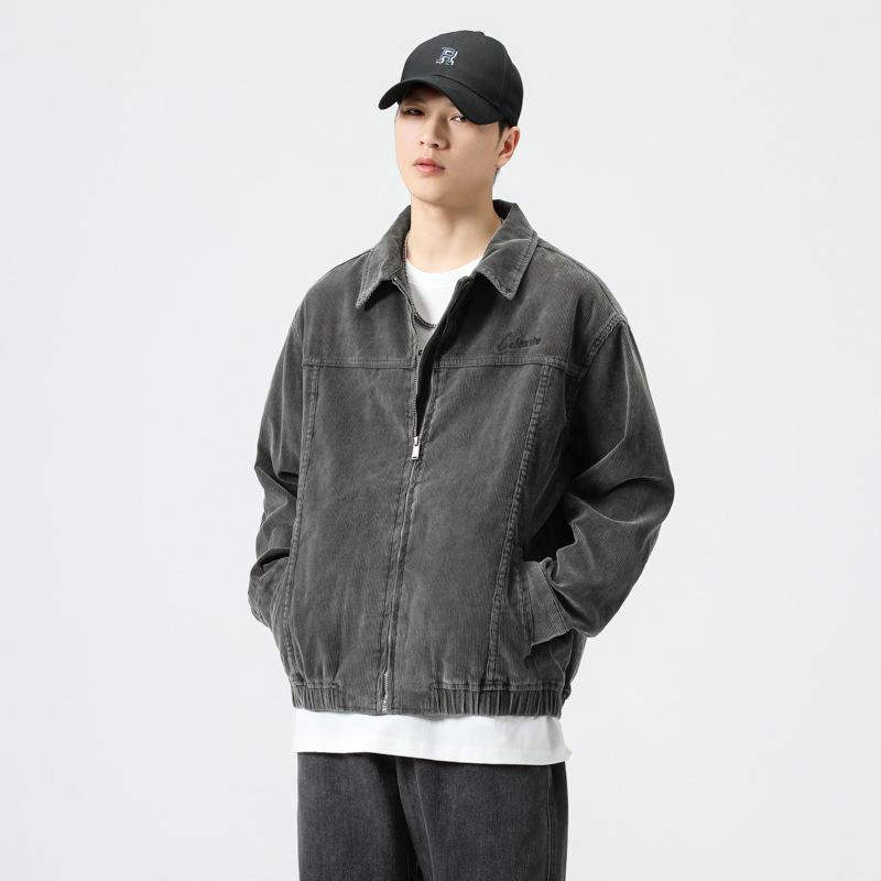 American Heavy Wash Tooling Jacket Men'S Loose Trend Handsome Classic Men'S Jacket