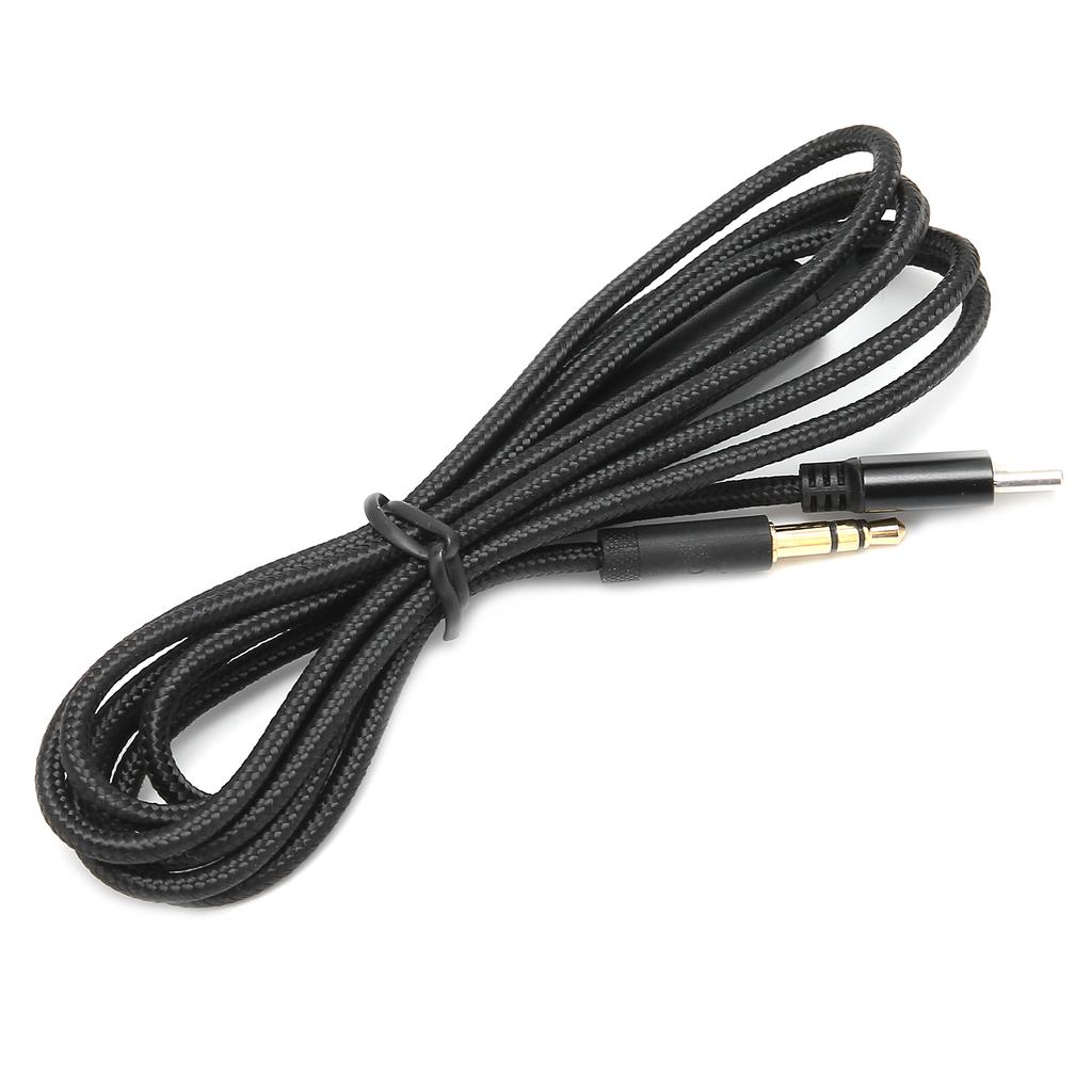 Type C Headphone Audio Cable USB C To 3.5mm Replace Headphone Cord with Microphone and Volume Control for MDR‑1A XB950