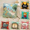 2 Funny And Quirky Party Animals Pillow Case Home Living Room Decoration Linen Pillowcover Pillow Cases Cushion Cover