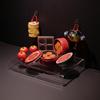 1:12 Scale Miniature Mooncake Display Model Handmade Detail Fake Food Compact