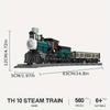 Creative Steam Train Railway Series Building Blocks Model Children's Diy City Building Block Toys For Perfect Christmas Gift