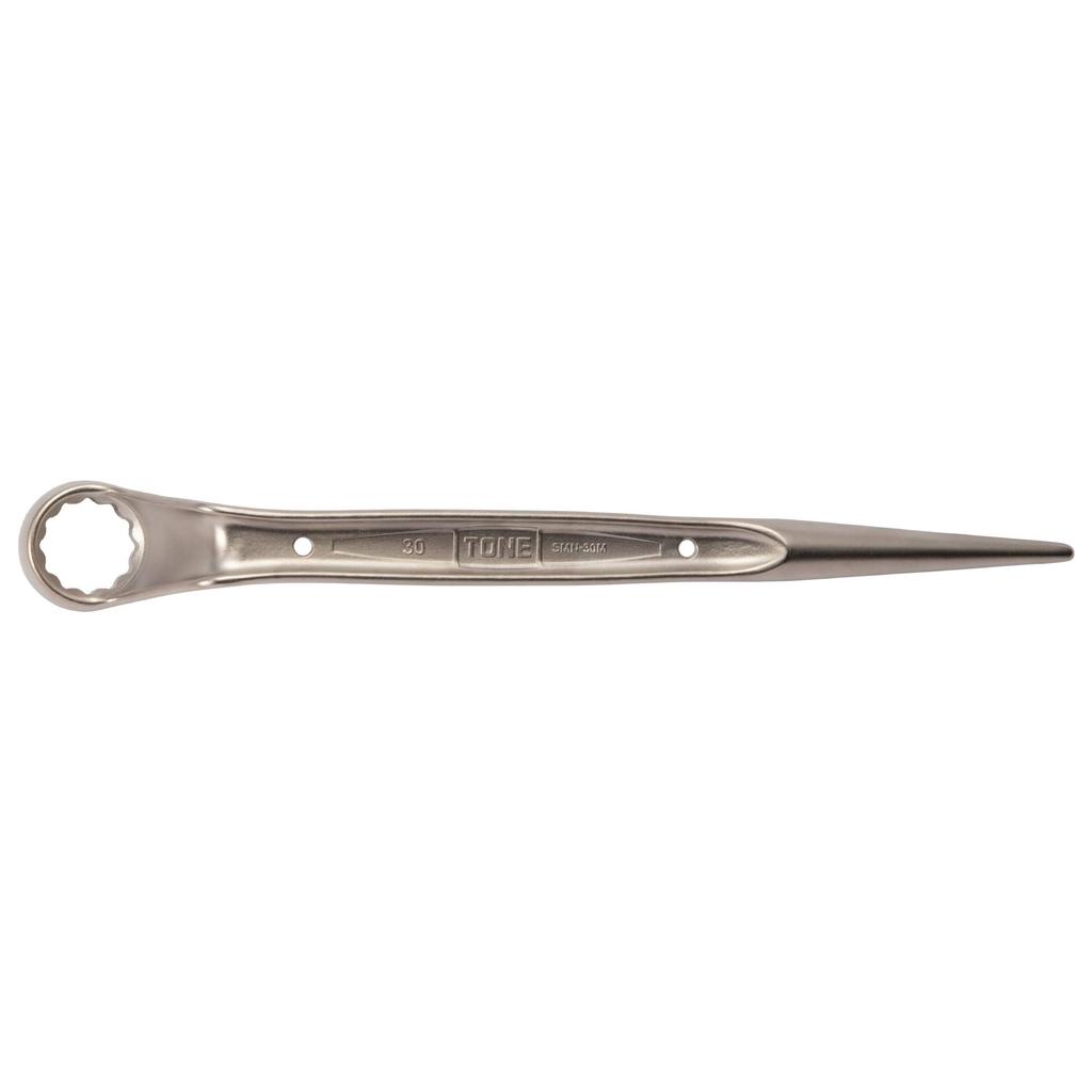 TONE 30mm Wide Open End Wrench with Shear Torsion SMN-30M (for Bolts)
