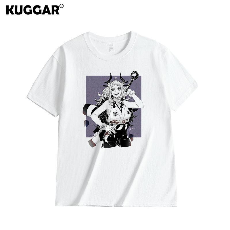 Anime Style One Piece Road Feisuolonuo Pure Cotton Printed Fashionable Unisexs and Womens Clothing New Loose Casual Tshirt