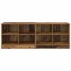 Bedside Cabinet Set 2 pcs Reclaimed Wood Look 66 x 33 x 48 cm Engineered Wood