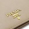 Folding Wallet Bifold Leather Cipria Beige 1MV204 QWA METAL CIPRIA [Prada] Women's F00236/SAFFIANO [Item]