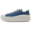 Chuck Taylor Comfortable Versatile Durable Low-Top Canvas Shoes Women Sneakers Dark-Blue White A12998C