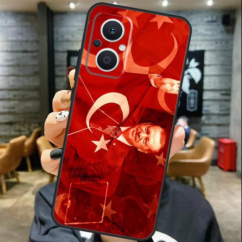 Turkey Recep Tayyip Erdogan Case For OPPO Reno 11 11F 13 12 F 8T 7 8 10 Pro OPPO Find X8 X6 Pro X3 X5 Lite Cover Coque