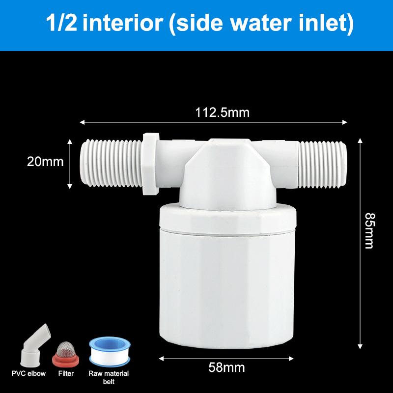 

1/2 3/4 1 Автоматичний поплавковий клапан контролю рівня води для бака, вежі, басейну, вхідний запірний клапан, автоматичне вимкнення, міні-поплавковий клапан 2