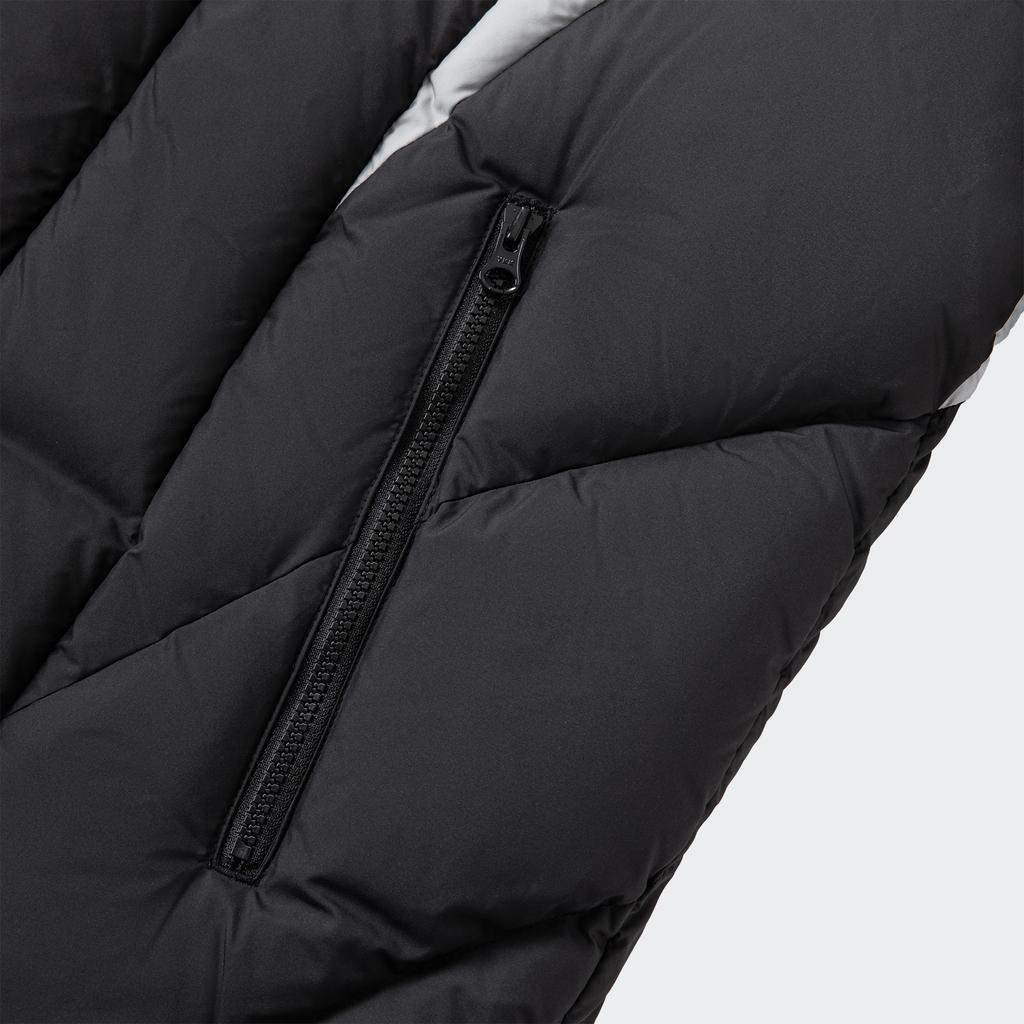 Adidas Future Style Down Jacket Color Block Logo Warm Loose Fit Puffer Coat Men Jackets Black JI8749
