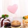 24pcs Cake Topper Heart Shape Fruit Picks Premium Eco-Friendly Creative Cake Decor For Birthday Wedding Party Cupcake Muffin