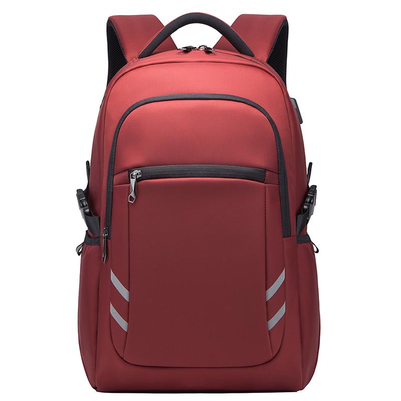 

Новый водонепроницаемый деловой рюкзак для мужчин 15,6-дюймовый ноутбук рюкзаки противоугонная USB зарядка школьная сумка дорожный рюкзак мужской Mochila 15 inches красный