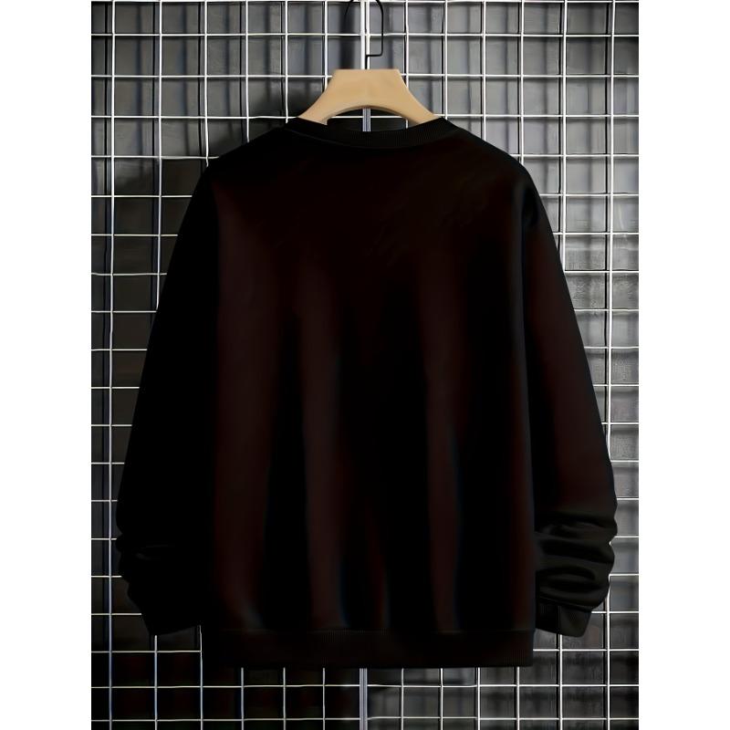 European sizes Boys' Youth Smile Printed Pattern Casual Sport Autumn Winter Long-Sleeve Sweatshirt, Warm Crew Neck Top, Comfortable Outdoor Wear.