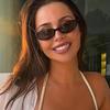 New Retro Oval Cat Eye Sunglasses for Women Y2k Trendy Small Narrow Sunnies 90s Designer Sun Glasses