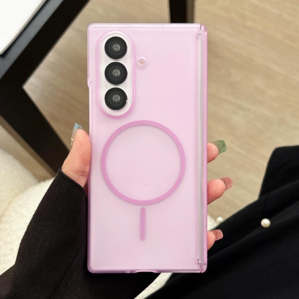 Samsung Z Fold 7 6 5 4 Luxury Matte Skin Feeling for Magsafe Magnetic Phone Case Samsung Z Flip 7 6 5 Shockproof Anti Drop Cover