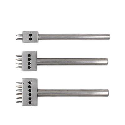 Ferramentas de Couro DIY Aço Liga Perfurando Couro Perfurando Redondo Perfurando Furo Redondo Perfurando Passagem de Linha para Costura Manual