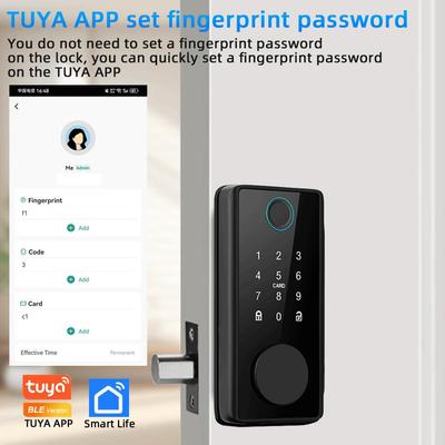 DS01 Fechadura TT/Fechadura de Cilindro Inteligente Tuya com Trinco/Sensor de Porta Fechadura Eletrônica Inteligente para Porta Travamento Automático