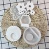 Flower Shaped Candlestick Silicone Mold Candle Base Mould Decorative Candle Holder Mold Ornament Home Decorations Mould