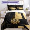 Argentina Football Printed Bedding 3 Piece Set Cozy Breathable Bed Cover Set As Housewarming Holiday Gift